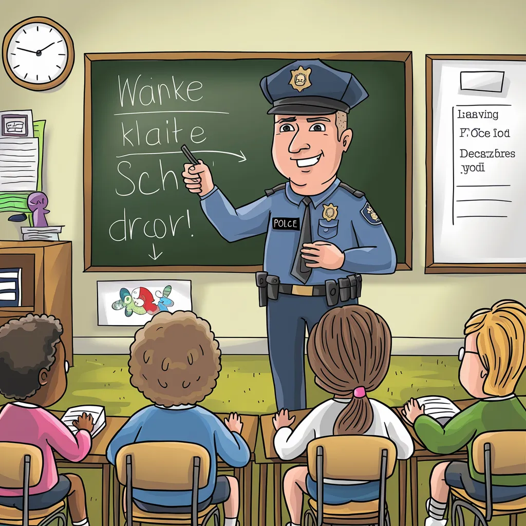 Gambar Kartun Polisi dan Bhayangkari, Menampilkan Kehidupan Sehari-hari yang Penuh Dedikasi dan Kasih Sayang 5 gambar kartun polisi dan bhayangkari 4