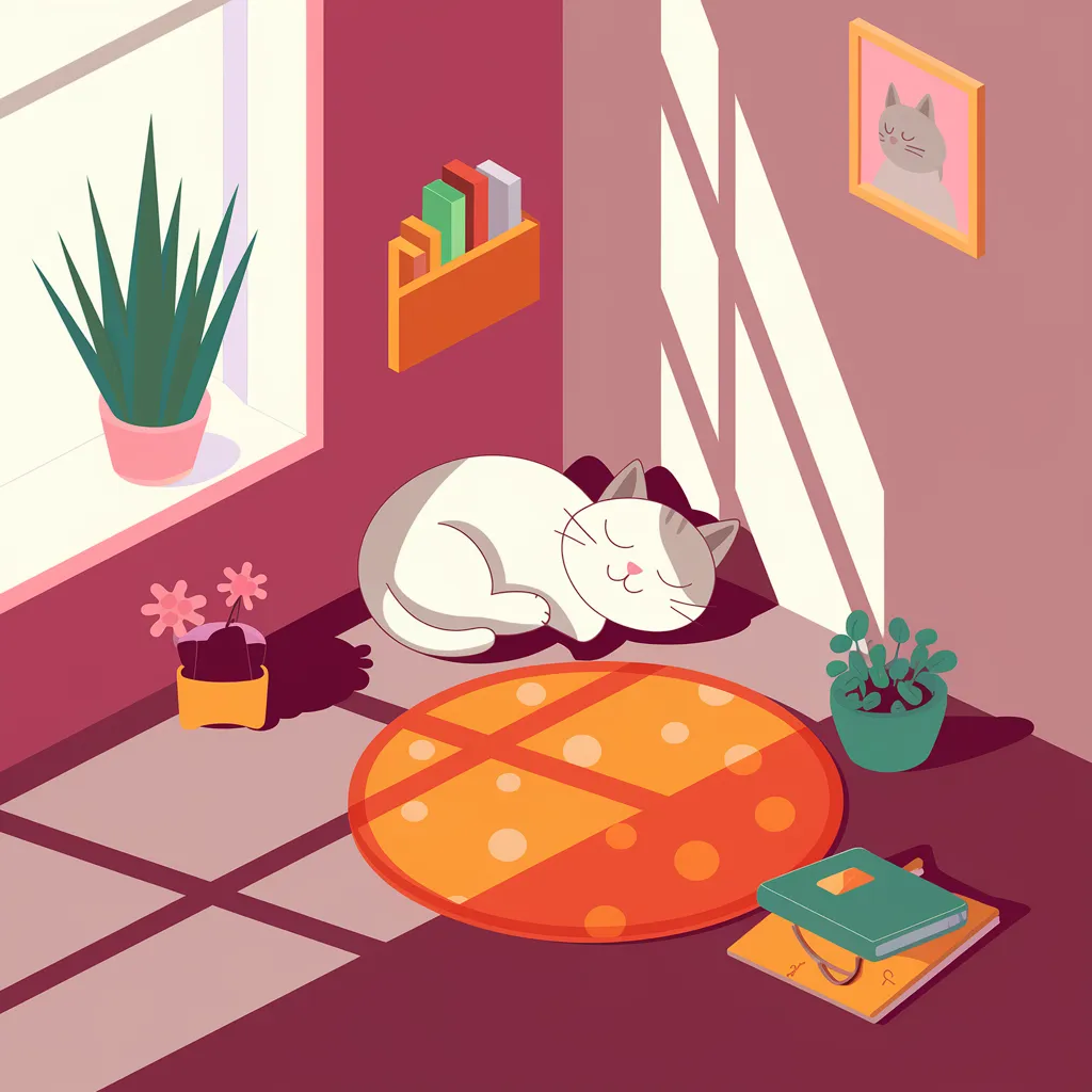 Gambar Kucing 2D 2 gambar kucing 2d