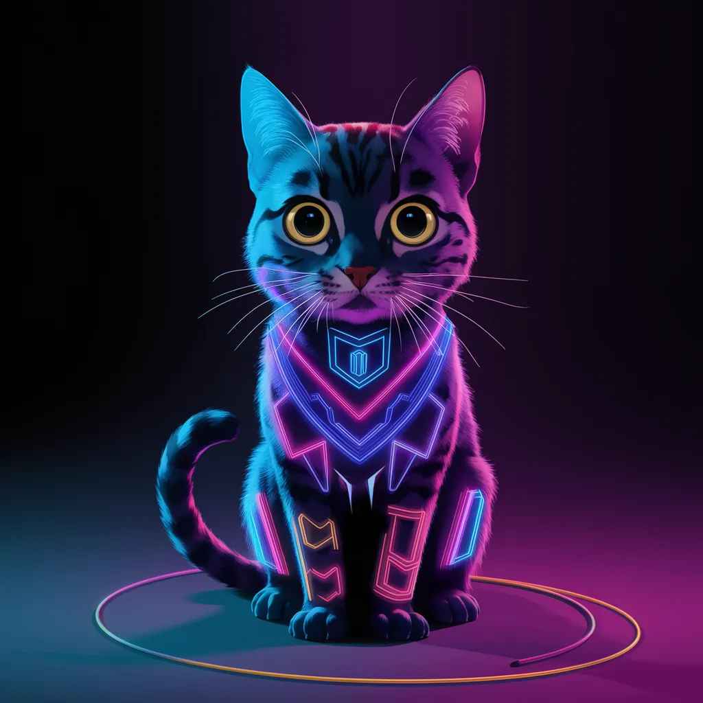 Gambar Kucing 2D 17 gambar kucing 2d