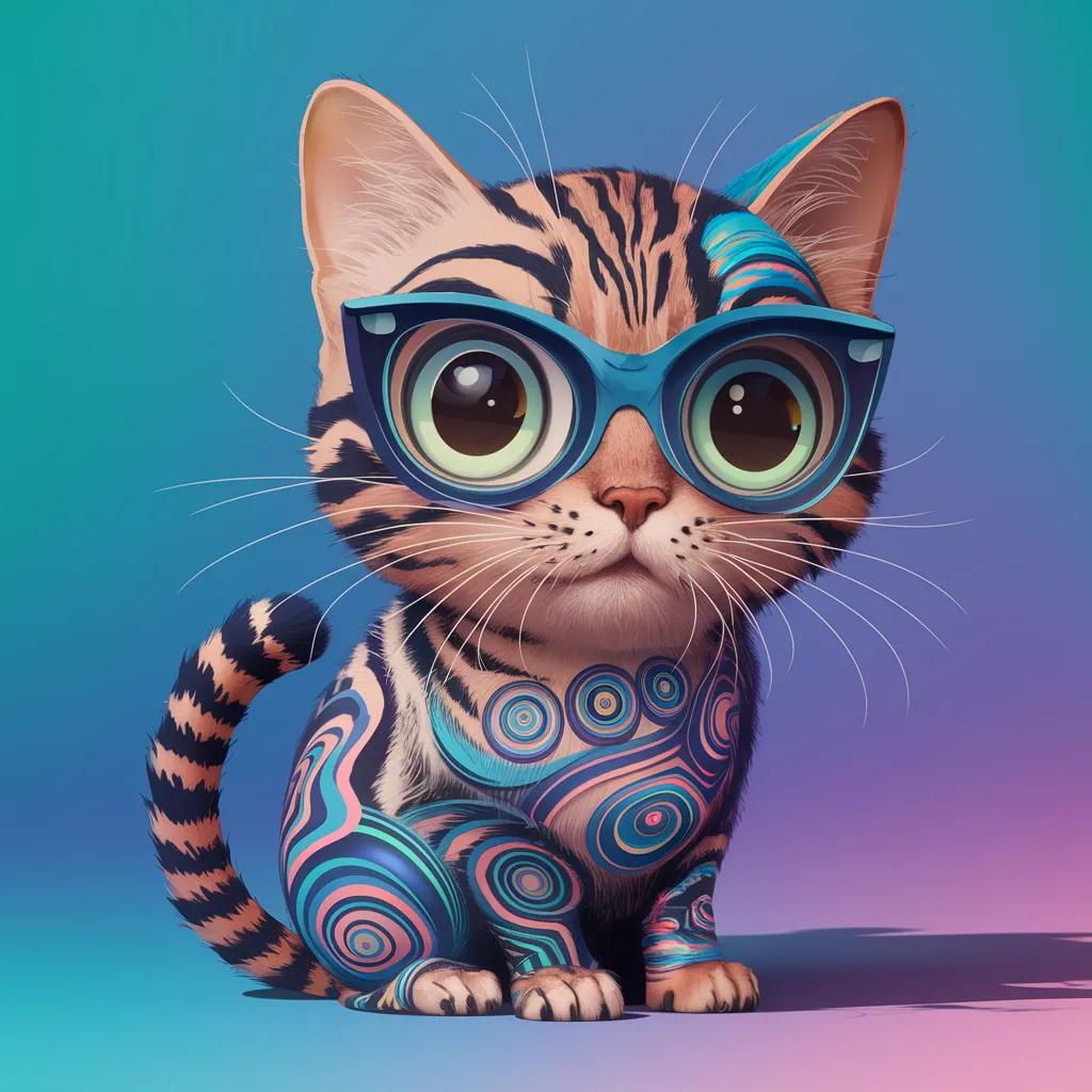 Gambar Kucing 2D 19 gambar kucing 2d