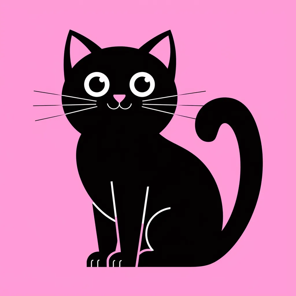 Gambar Kucing 2D 22 gambar kucing 2d