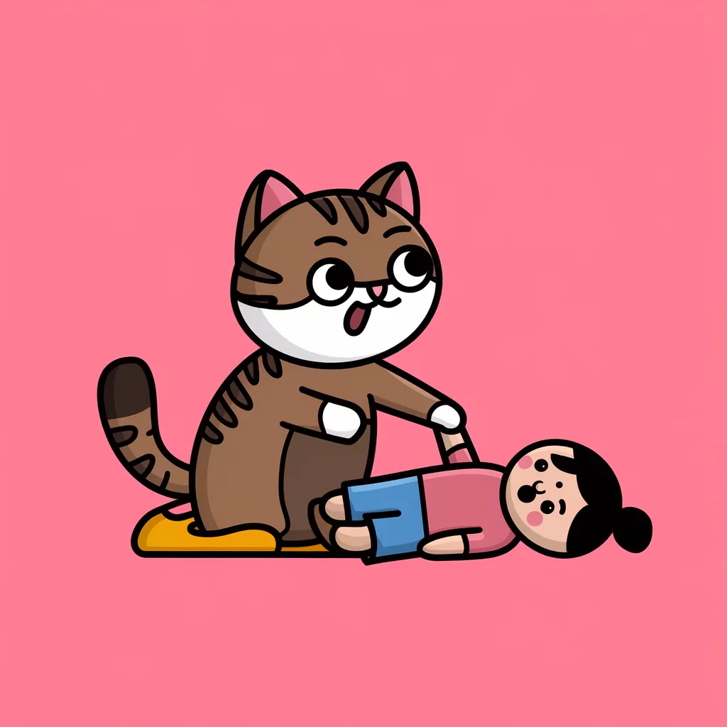 Gambar Kucing 2D 23 gambar kucing 2d