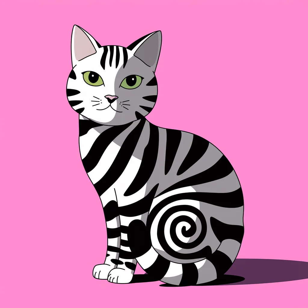 Gambar Kucing 2D 30 gambar kucing 2d