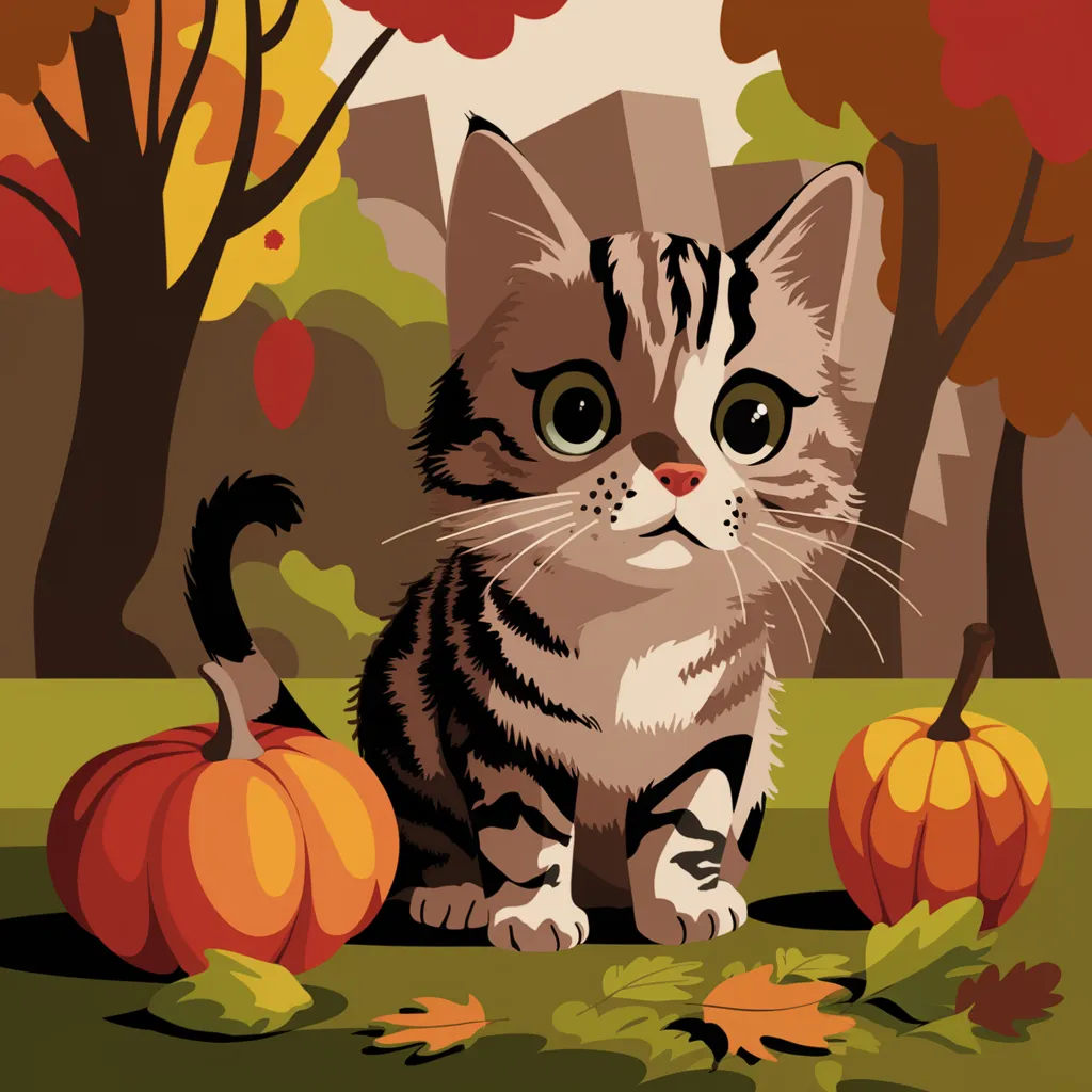 Gambar Kucing 2D 9 gambar kucing 2d