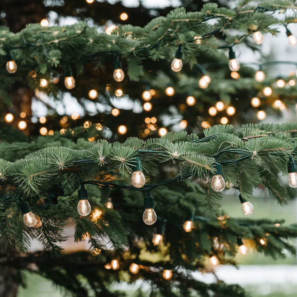 gambar kartun pohon cemara