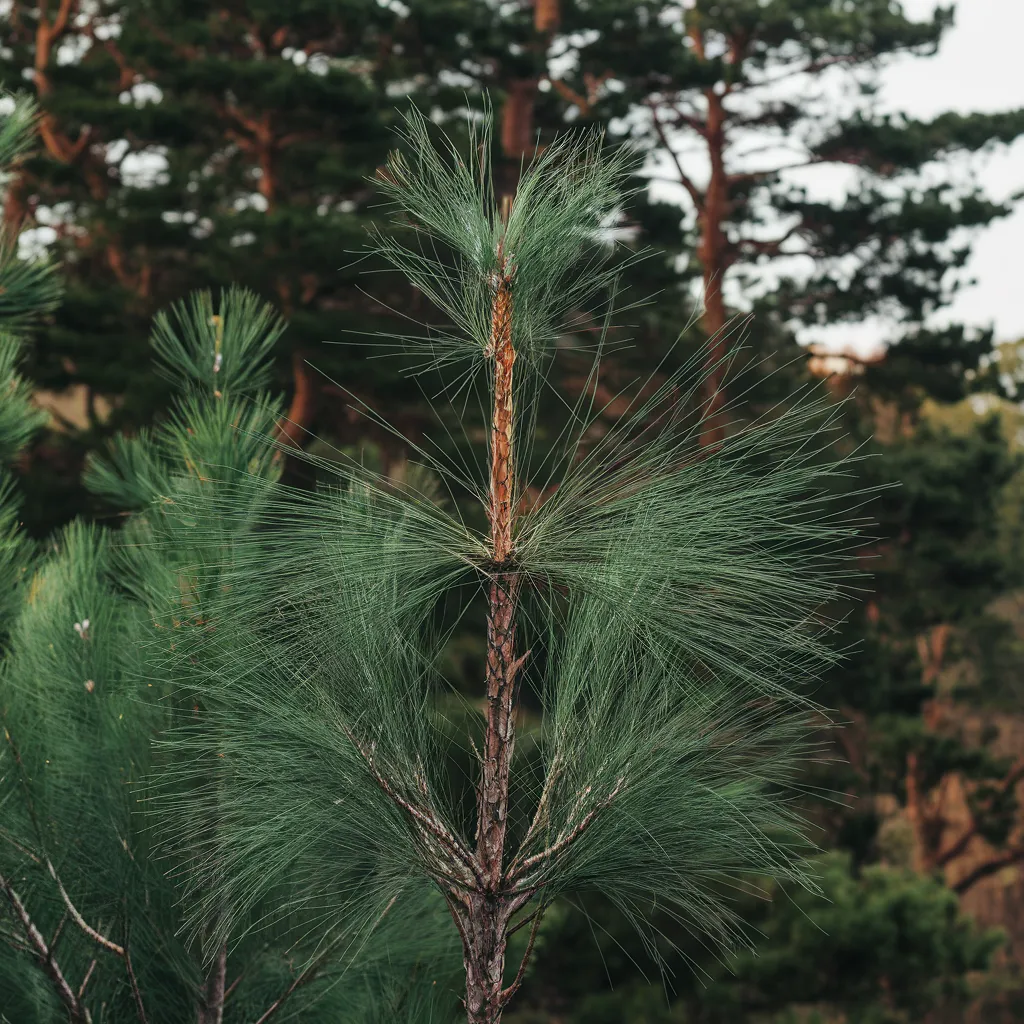 gambar kartun pohon cemara