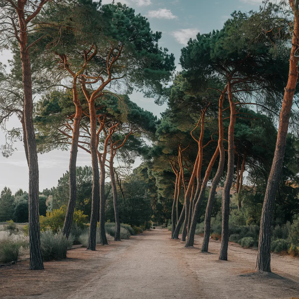 gambar kartun pohon cemara