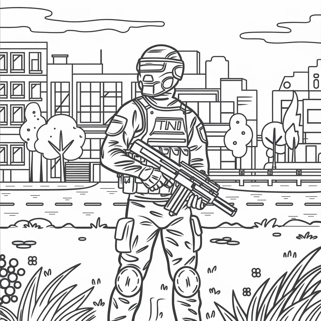 Gambar TNI Keren Kartun Inspirasi Karakter Militer yang Modern dan Berwibawa 20 gambar tni keren kartun 19