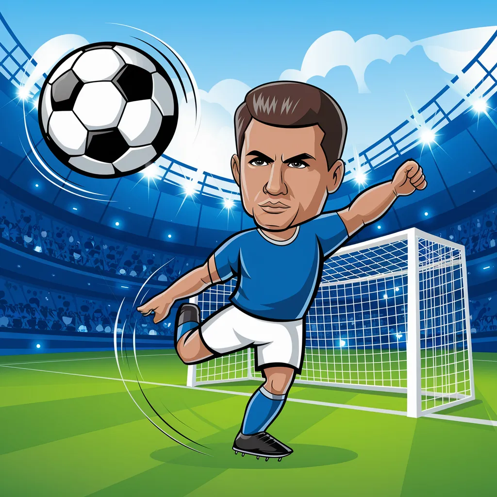 Gambar Kartun Pemain Sepak Bola 19 gambar kartun pemain sepak bola