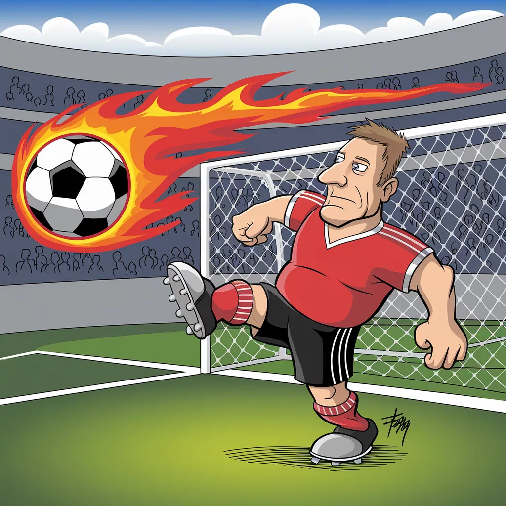 Gambar Kartun Pemain Sepak Bola 23 gambar kartun pemain sepak bola