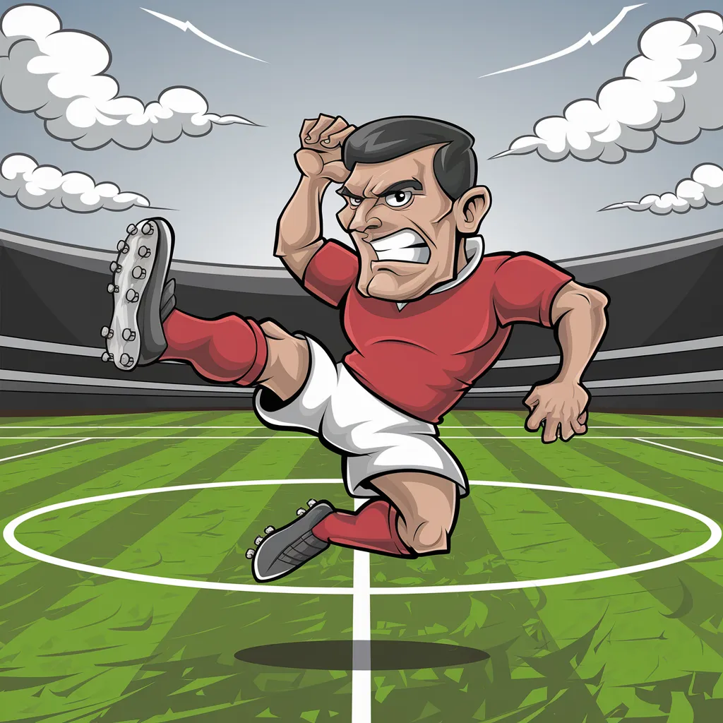 Gambar Kartun Pemain Sepak Bola 8 gambar kartun pemain sepak bola