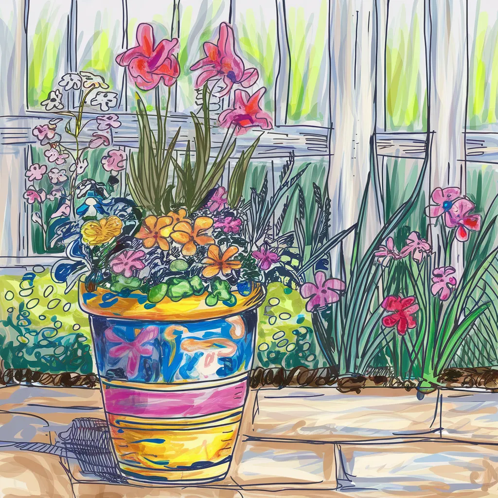 Gambar Sketsa Taman Mudah 16 gambar sketsa taman mudah