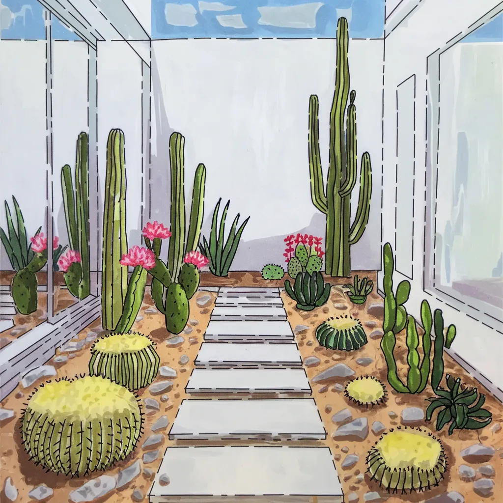 Gambar Sketsa Taman Mudah 18 gambar sketsa taman mudah