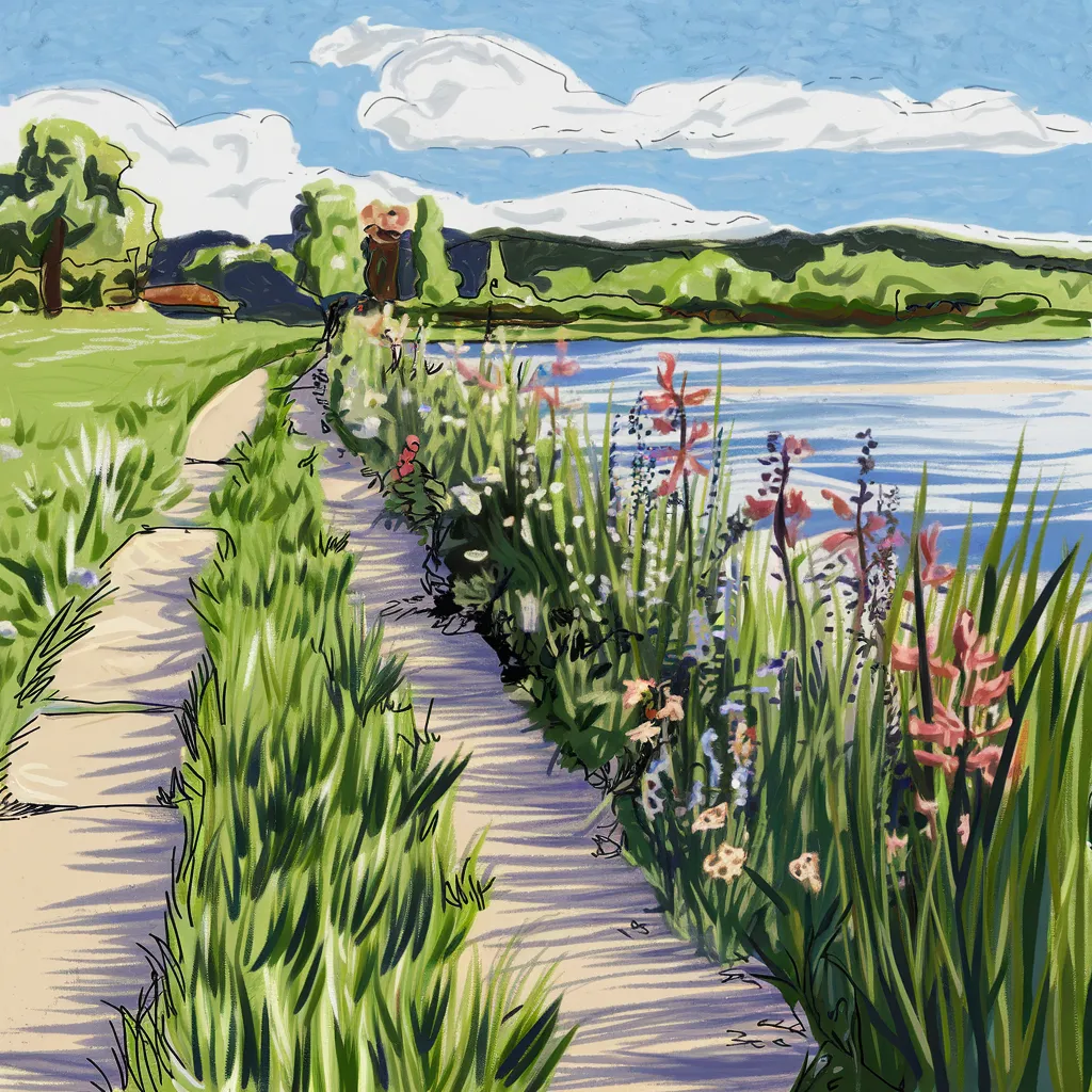 Gambar Sketsa Taman Mudah 23 gambar sketsa taman mudah