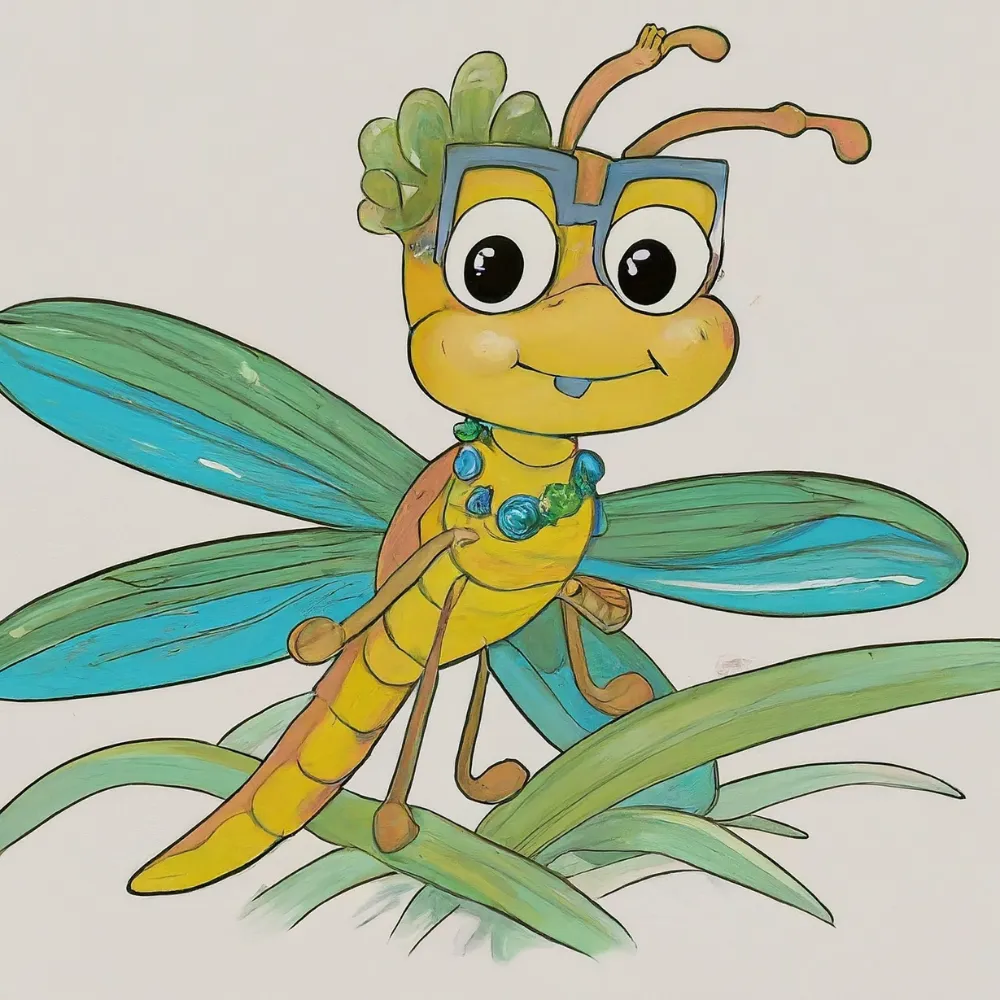 Gambar Capung Kartun Lucu 13 gambar capung kartun lucu