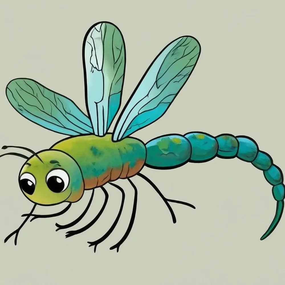 Gambar Capung Kartun Lucu 15 gambar capung kartun lucu