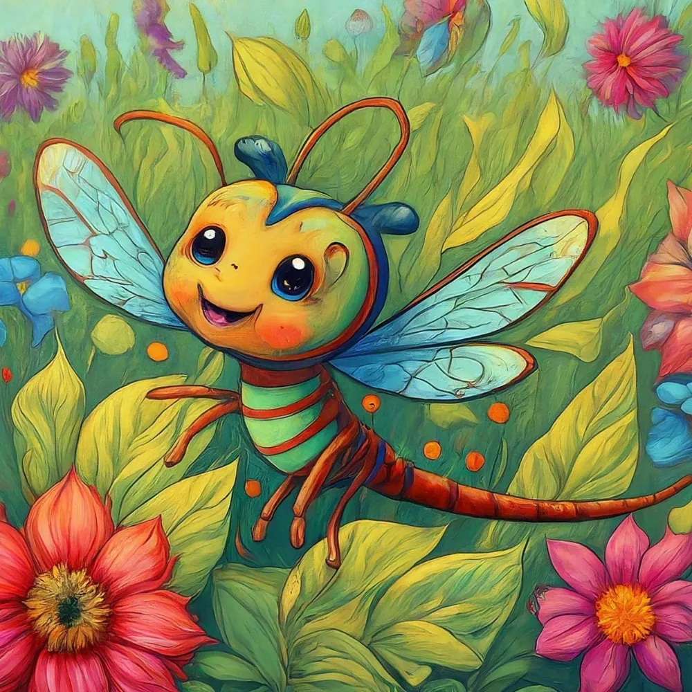 Gambar Capung Kartun Lucu 3 gambar capung kartun lucu