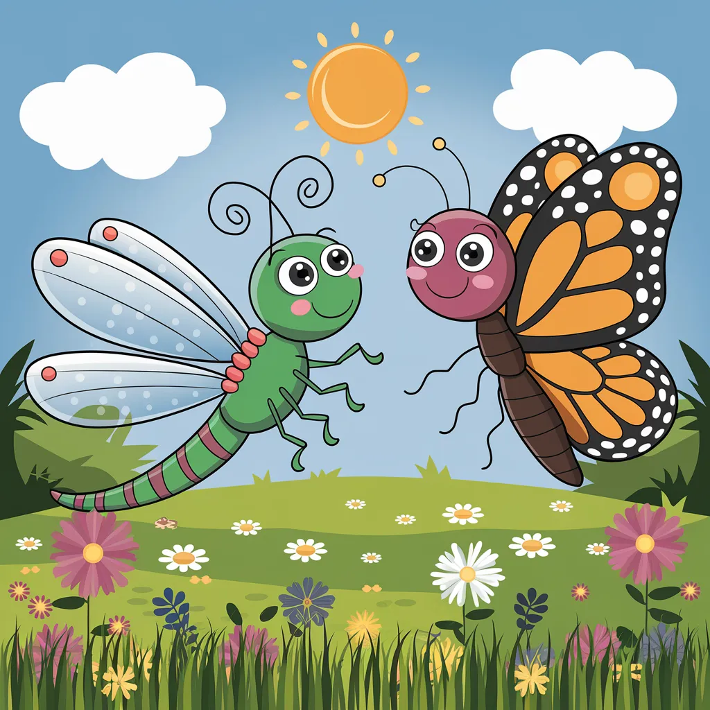 Gambar Capung Kartun Lucu 22 gambar capung kartun lucu