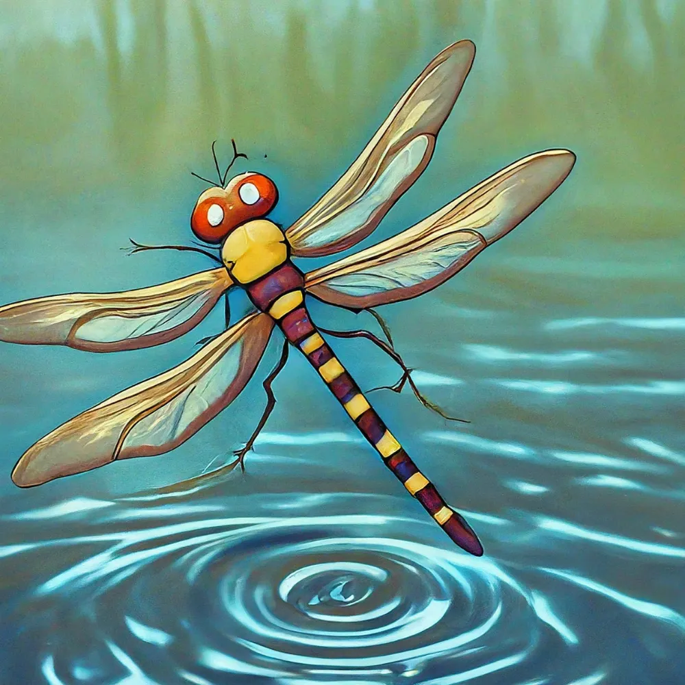 Gambar Capung Kartun Lucu 7 gambar capung kartun lucu