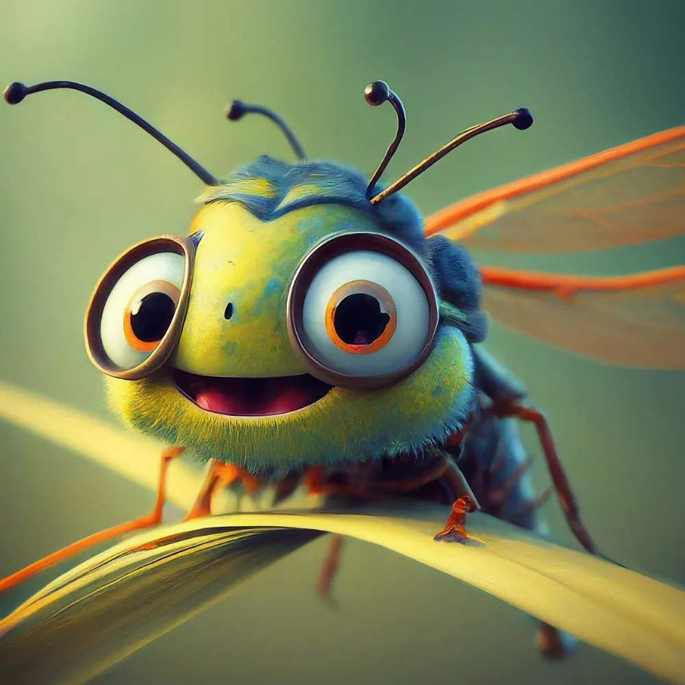 Gambar Capung Kartun Lucu 8 gambar capung kartun lucu