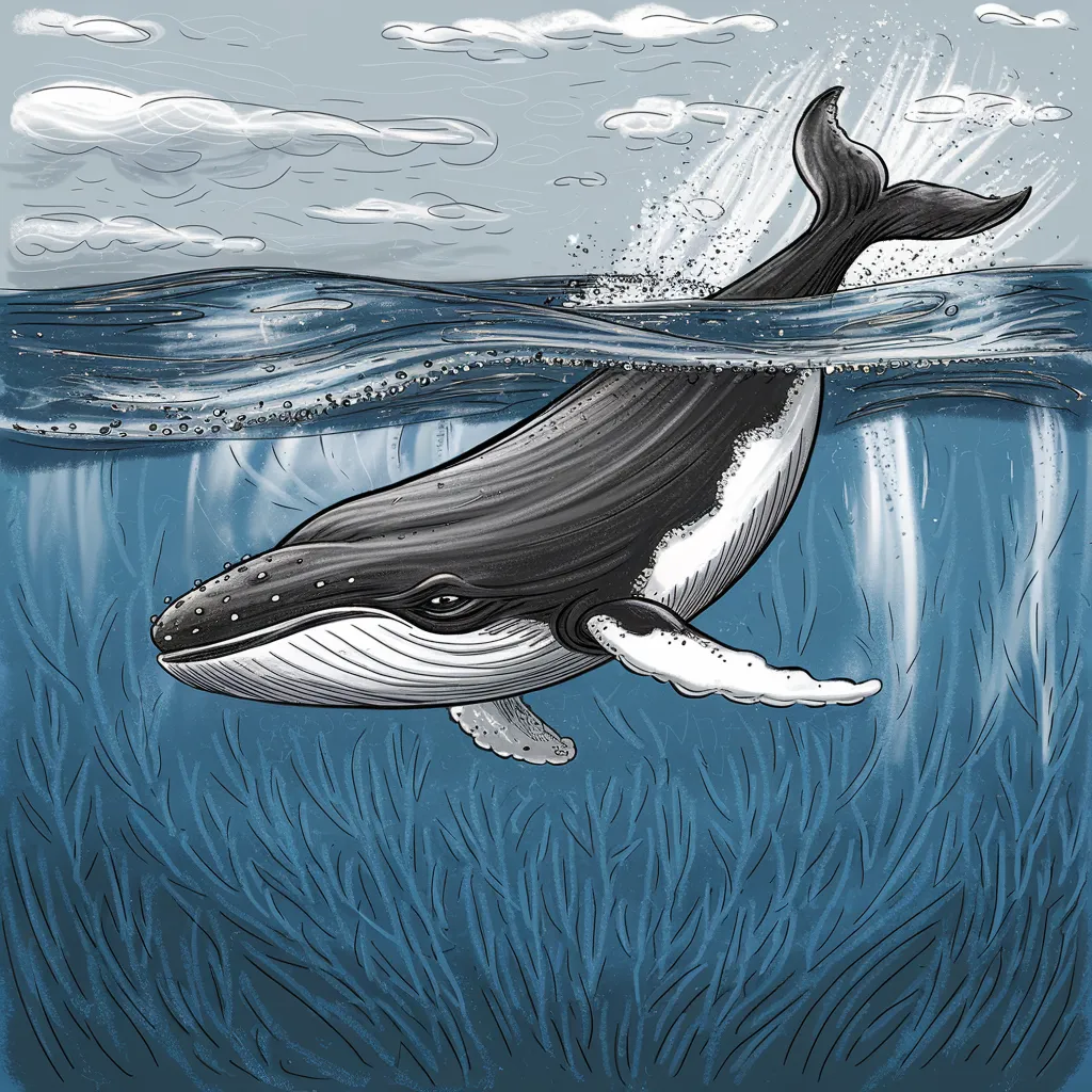 Gambar Ikan Paus Sketsa 12 gambar ikan paus sketsa