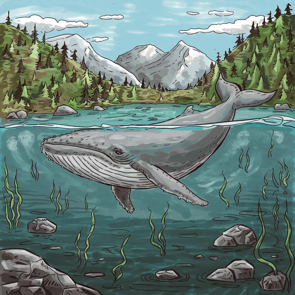 Gambar Ikan Paus Sketsa 24 gambar ikan paus sketsa