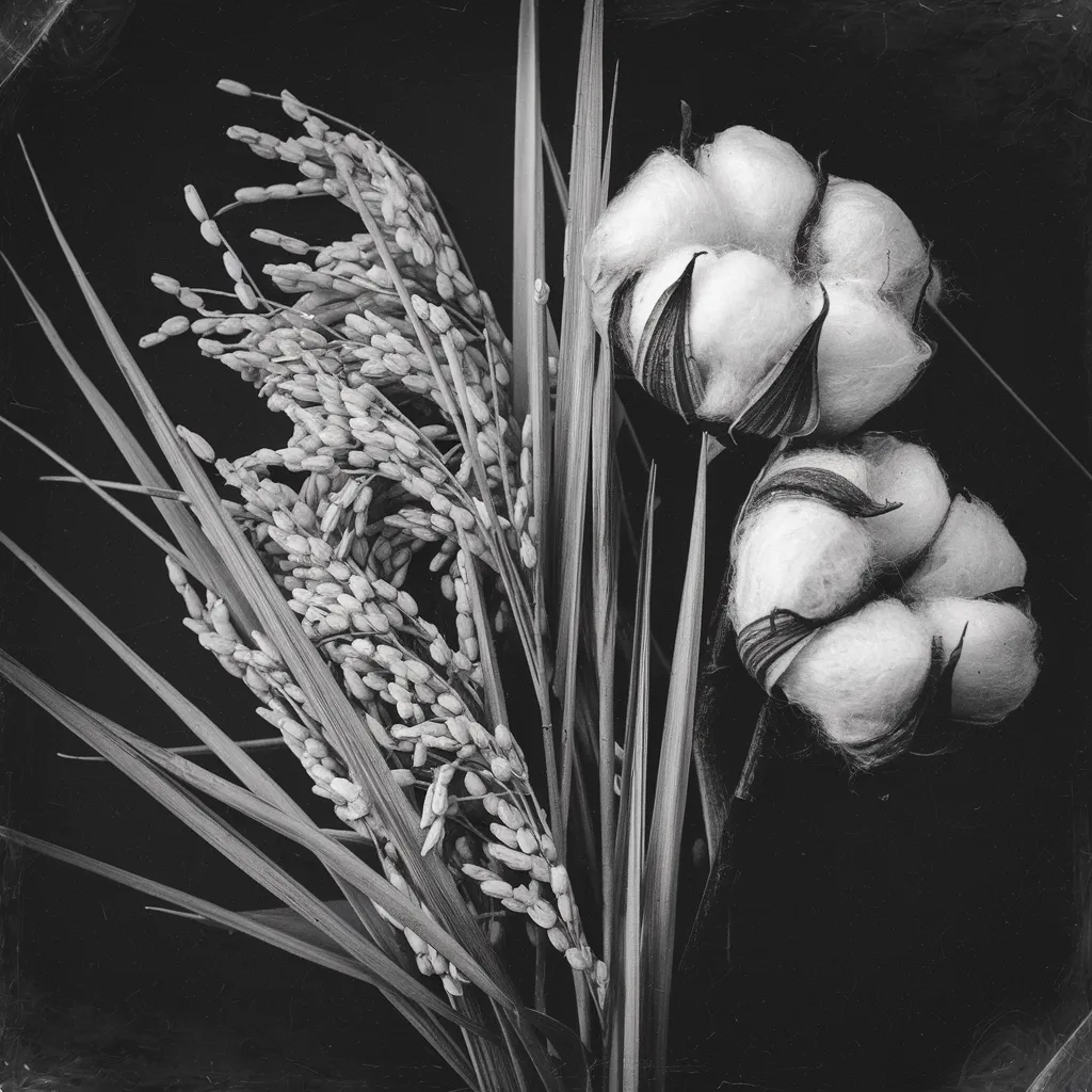 Gambar Padi dan Kapas Hitam Putih 20 gambar padi dan kapas hitam putih