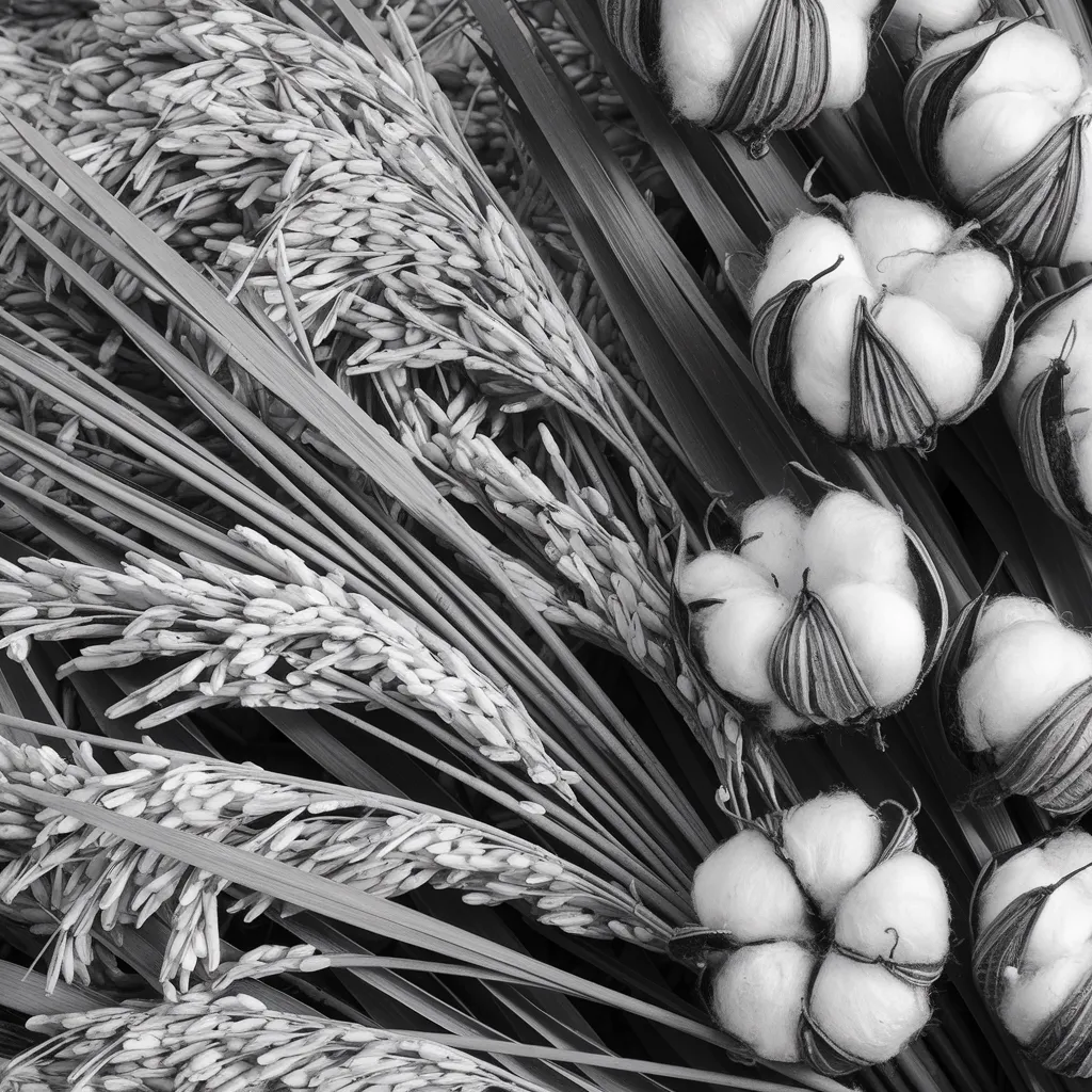 Gambar Padi dan Kapas Hitam Putih 5 gambar padi dan kapas hitam putih