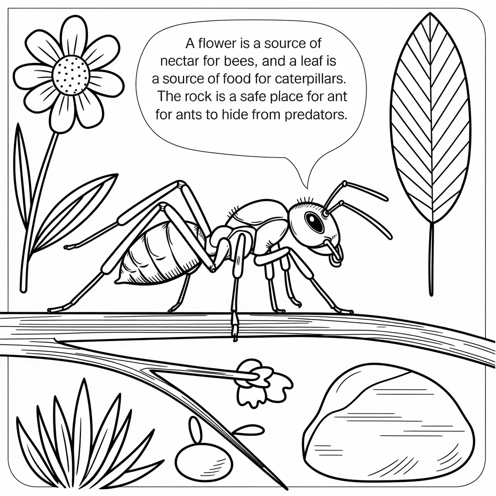 Gambar Mewarnai Semut 20 gambar mewarnai semut