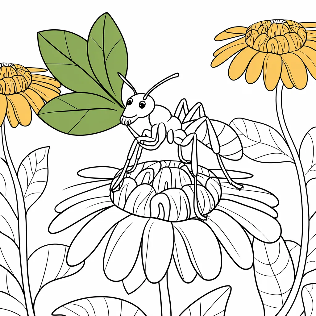 Gambar Mewarnai Semut 26 gambar mewarnai semut