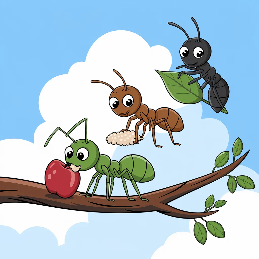 Gambar Kartun Semut 13 gambar kartun semut