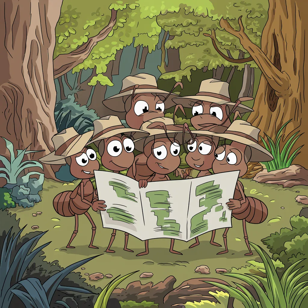 Gambar Kartun Semut 4 gambar kartun semut