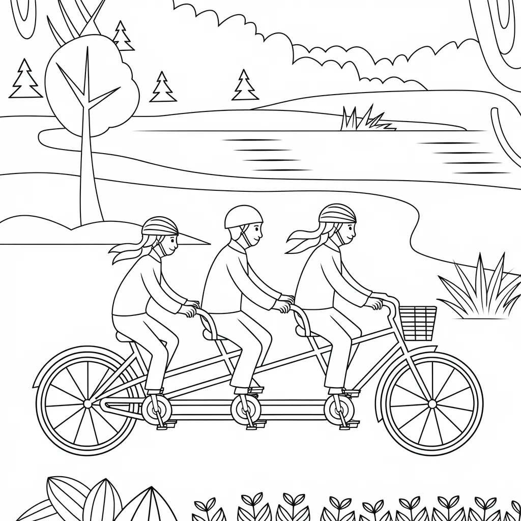 Gambar Sepeda Mewarnai 11 gambar sepeda mewarnai