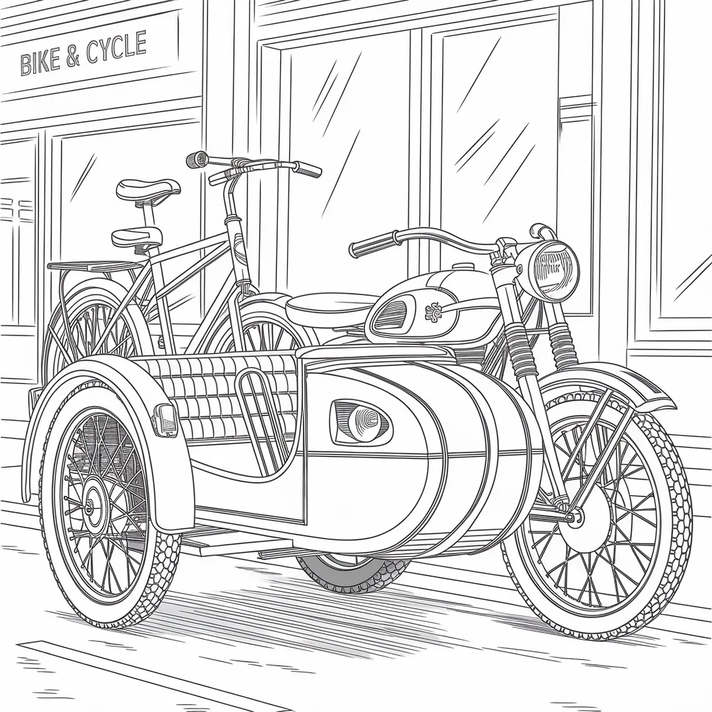 Gambar Sepeda Mewarnai 16 gambar sepeda mewarnai