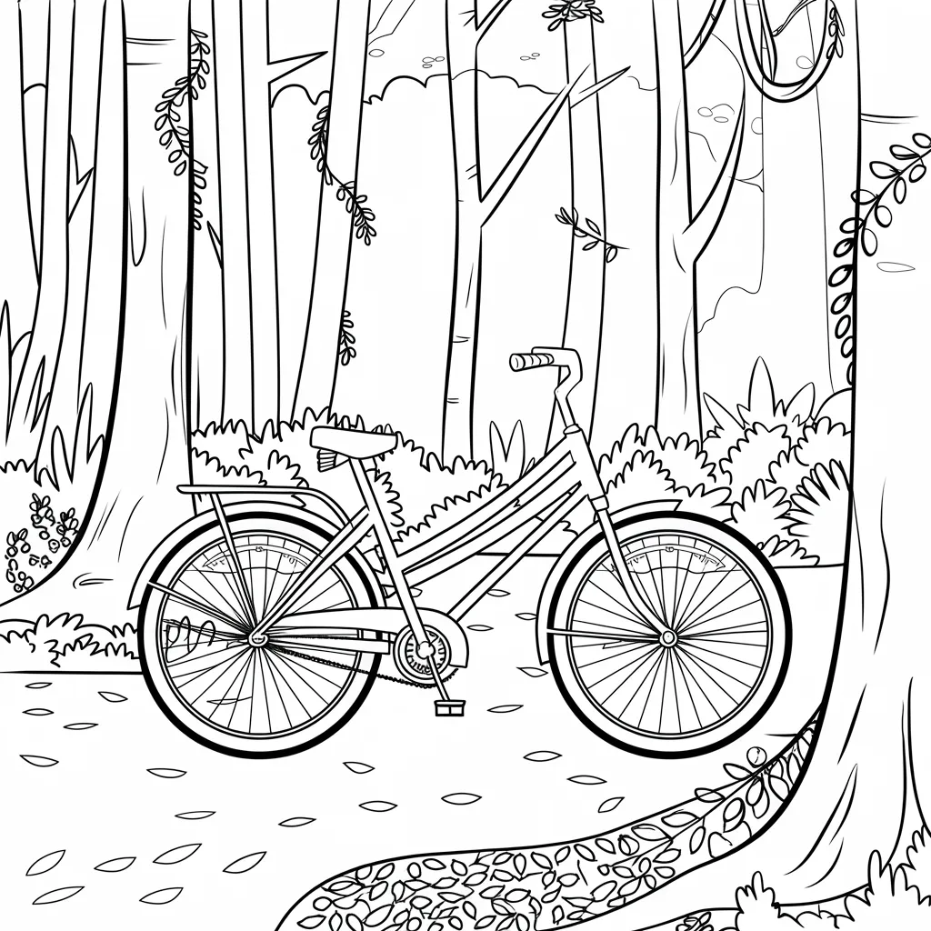 Gambar Sepeda Mewarnai 20 gambar sepeda mewarnai