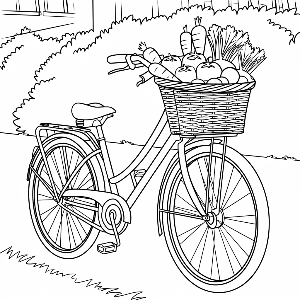Gambar Sepeda Mewarnai 27 gambar sepeda mewarnai