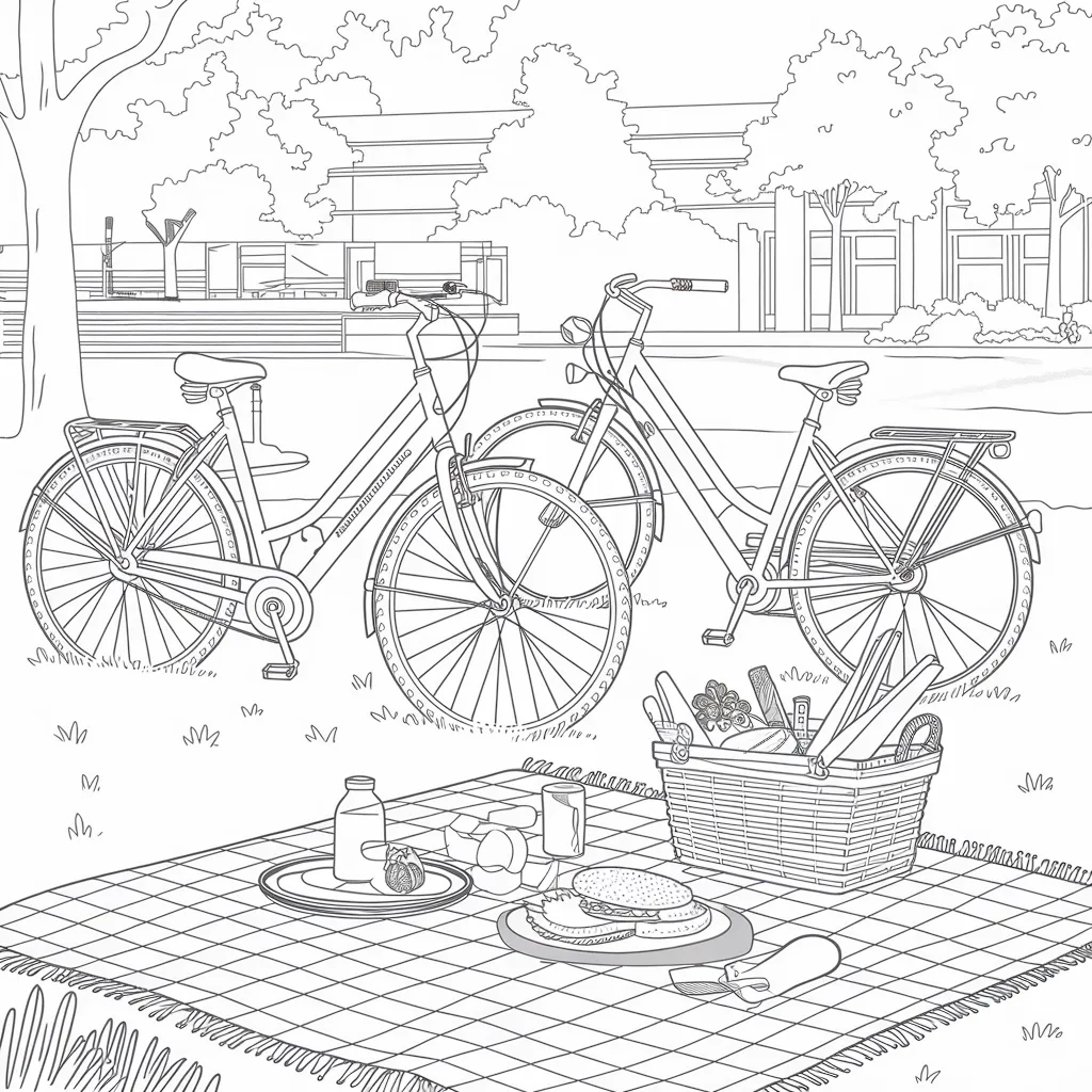 Gambar Sepeda Mewarnai 9 gambar sepeda mewarnai