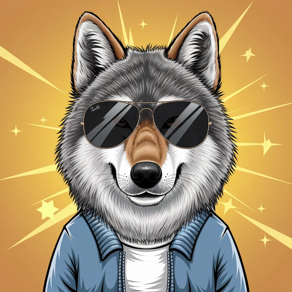 Gambar Serigala Kartun 12 gambar serigala kartun