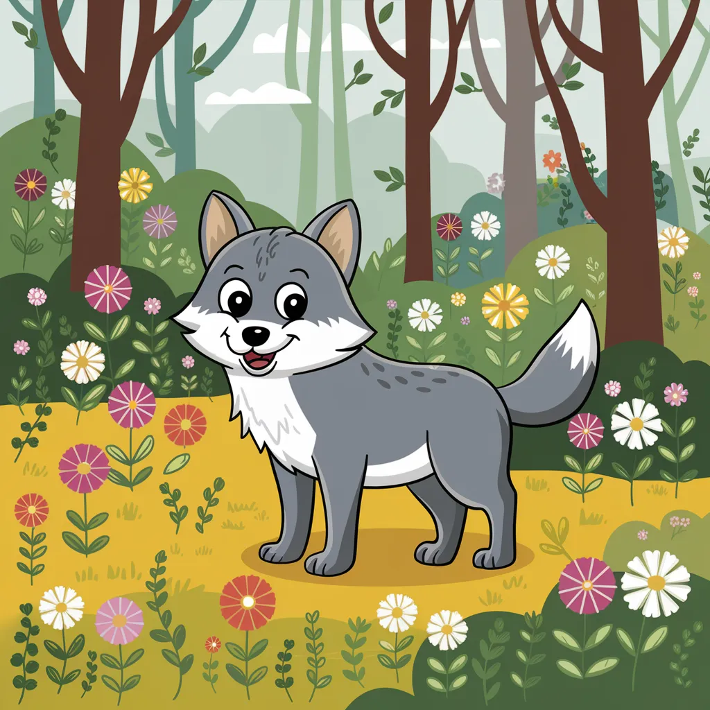 Gambar Serigala Kartun 13 gambar serigala kartun