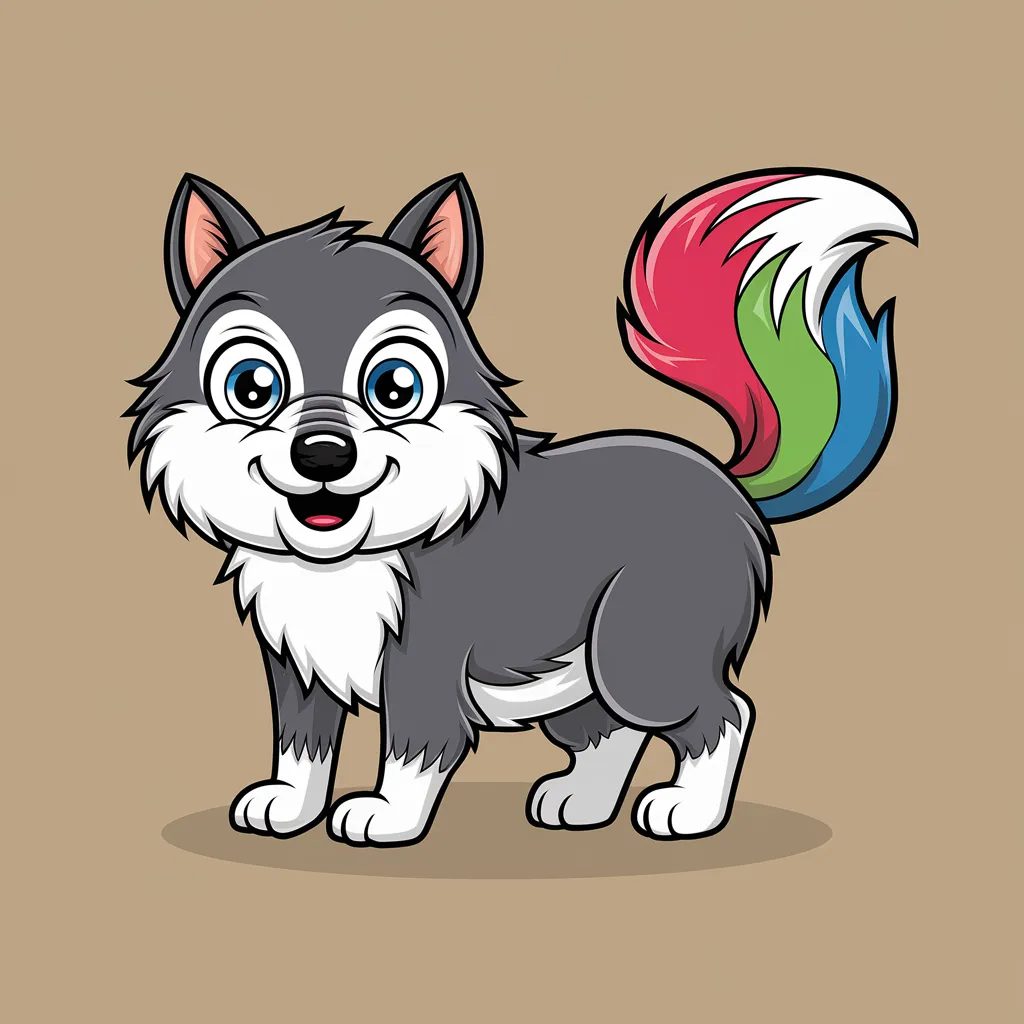 Gambar Serigala Kartun 18 gambar serigala kartun