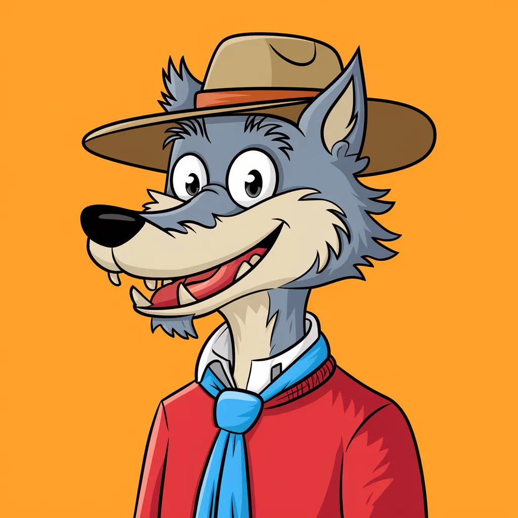 Gambar Serigala Kartun 3 gambar serigala kartun