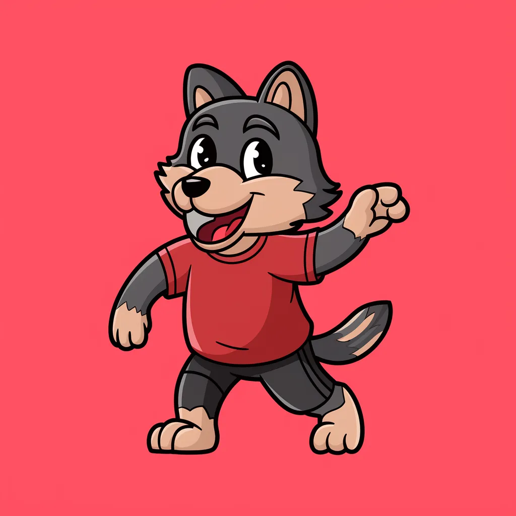 Gambar Serigala Kartun 23 gambar serigala kartun