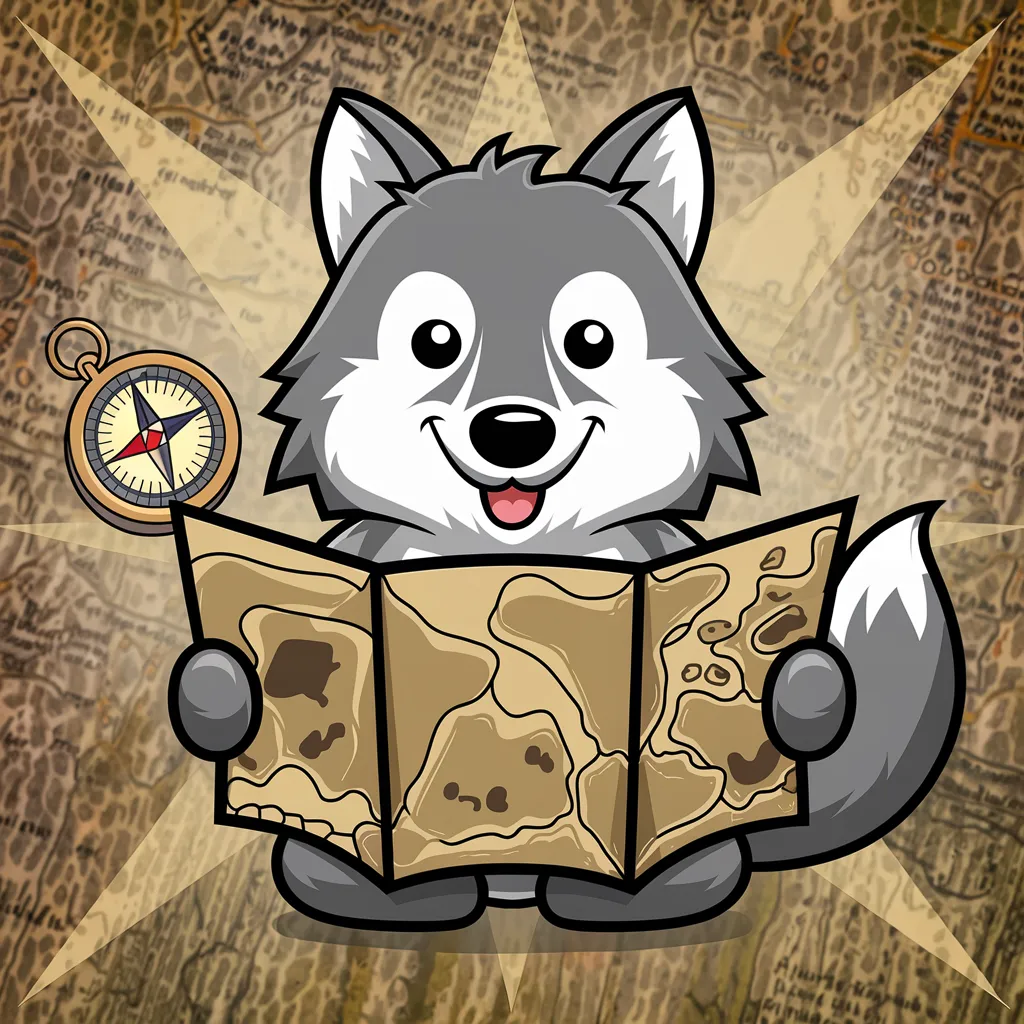 Gambar Serigala Kartun 4 gambar serigala kartun