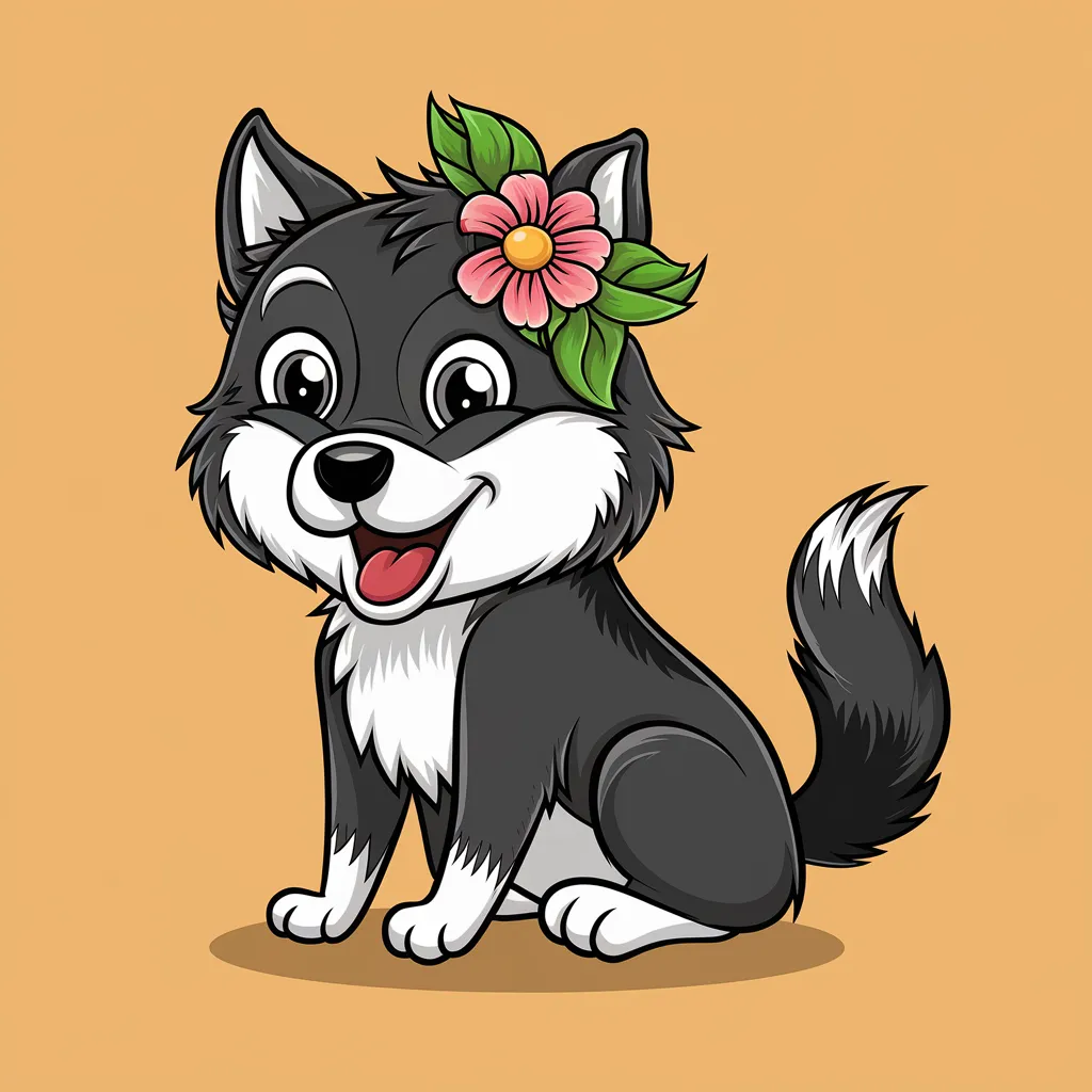 Gambar Serigala Kartun 6 gambar serigala kartun