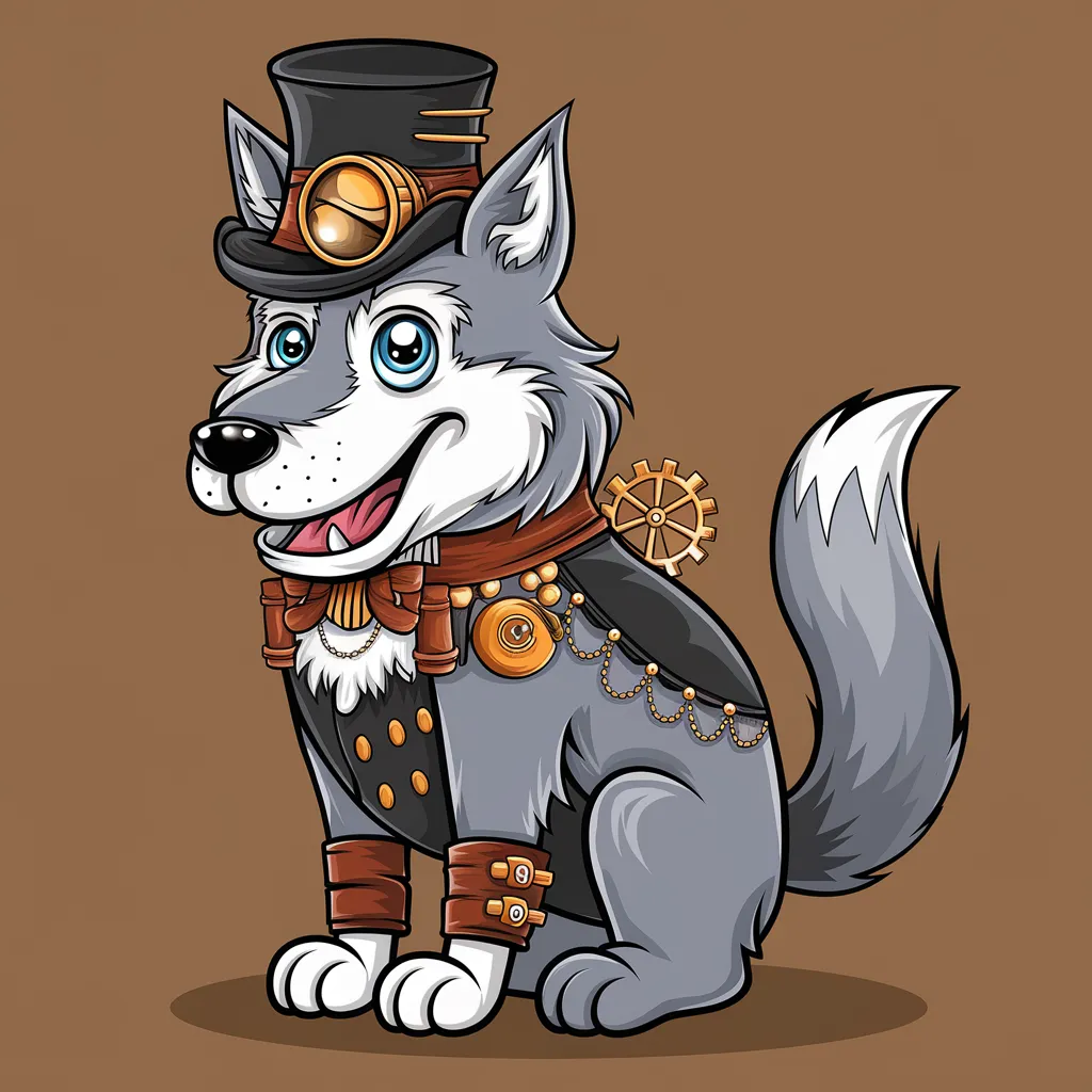 Gambar Serigala Kartun 7 gambar serigala kartun